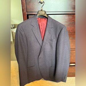 Men's Coppley blazer. Double vented, 100% wool. Made in Canada. Size 42.